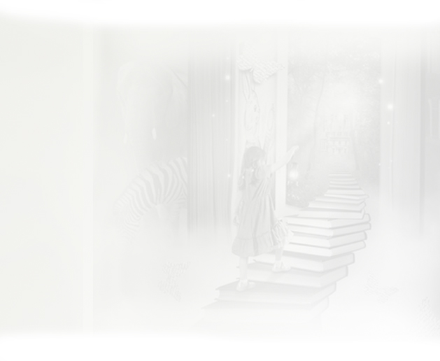 Photo of girl walking up stairs to a book