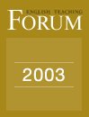 Photo of Forum 2003 Cover