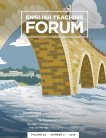 Cover graphic of bridge over water with people walking at top and title text reads: English Teaching Forum