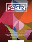 Front cover of issue 62/2 of English Teaching Forum Front cover of issue 62/2 of English Teaching Forum
